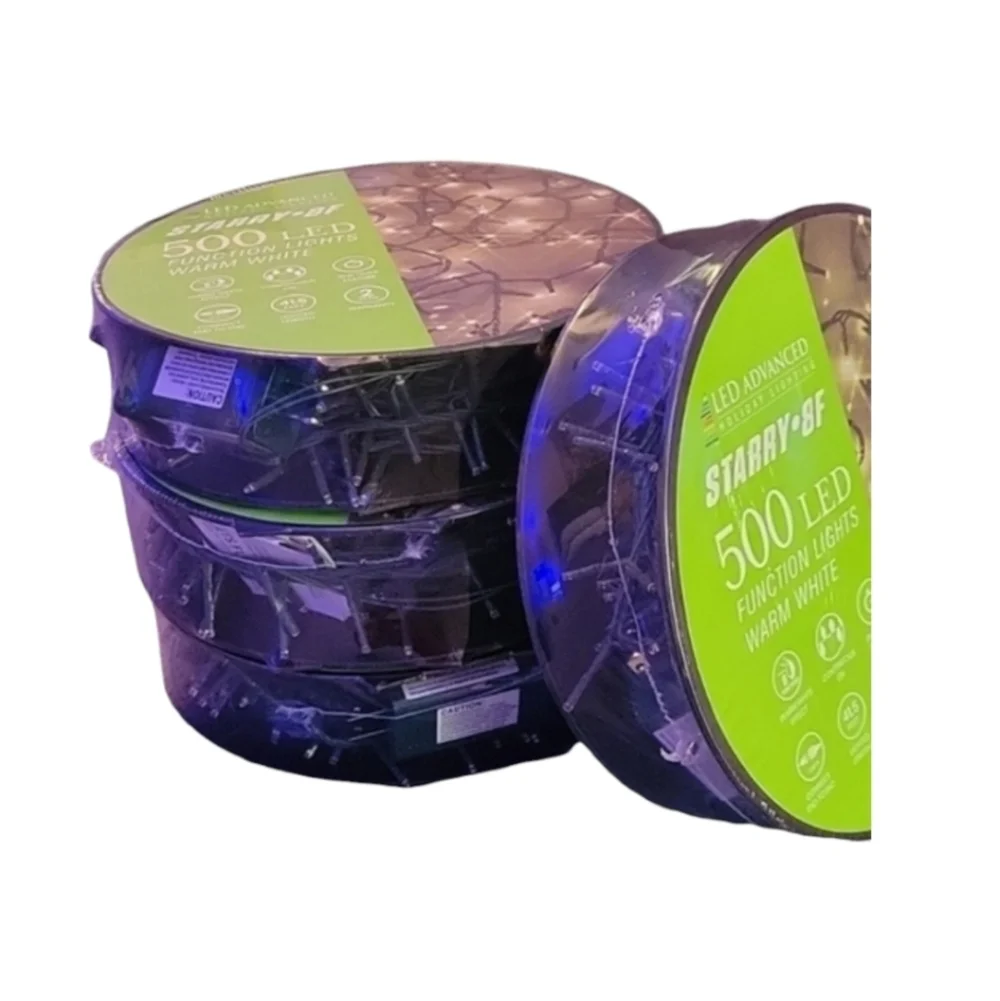 🆕️ 500 starry lights warm white led advanced holiday lighting NWT